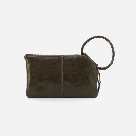 NEW HOBO Sable clutch wristlet in Deep Moss. - Picture 2 of 11